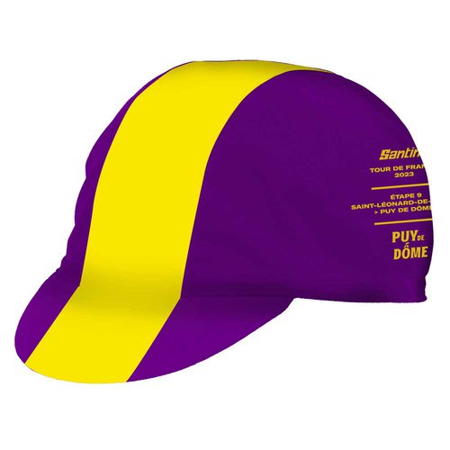 Santini Tour De France Official Puy De Dome 2023 Cap Lila  Mann