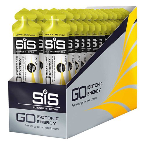 Sis Go Isotonic Energy Lemon  Lime 60ml Energy Gels Box Grau