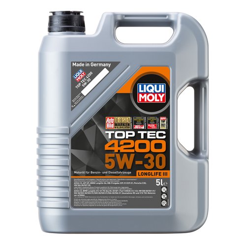 Liqui Moly Leichtlauf-Motoröl 'Top Tec 4200 5W-30' 5 l
