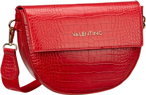 Valentino Bigs Flap Bag Croco J02C  in Rot (3.9 Liter), Saddle Bag