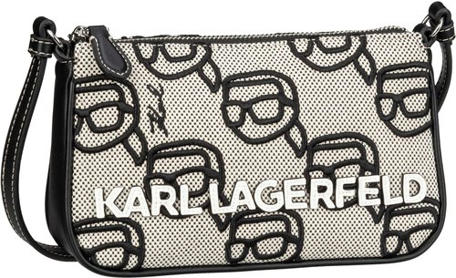 Karl Lagerfeld K/Ikonik 2.0 Seasonal PCH CANV  in Beige (1.6 Liter), Umhängetasche