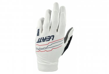 Leatt lange handschuhe mtb 1 0 stahl   weis