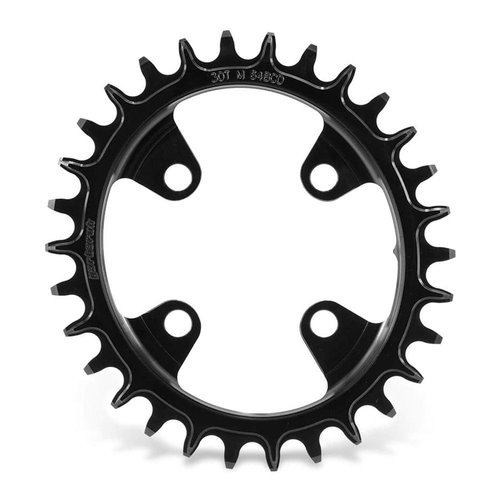 Garbaruk 64 Bcd Oval Chainring Silber 28t
