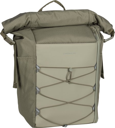 Kapten & Son Yoho  in Oliv (24 Liter), Rolltop Rucksack