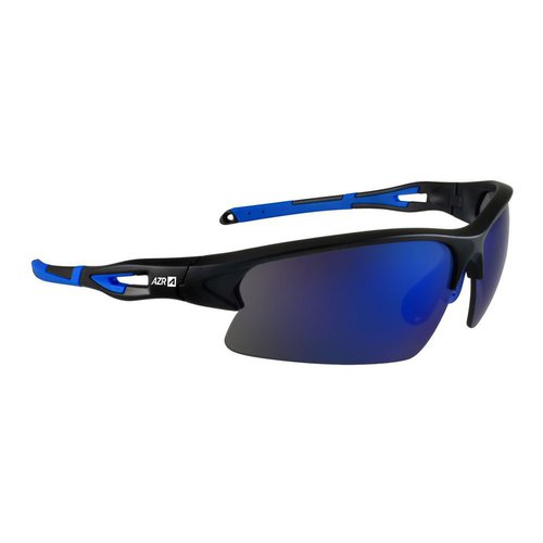 Azr Huez Sunglasses Schwarz Blue MirrorCAT3