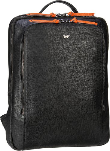 Braun Büffel Novara 26364  in Schwarz (15.2 Liter), Laptoprucksack