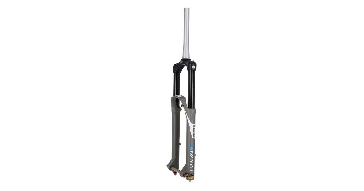 Fourche à Suspension SR Suntour SF21 NVX30 RL - Pour Vélo Trekking/ville/VTT Léger - Course 100mm, Axe 9mm, Tubes Aluminium - Noir - 5
