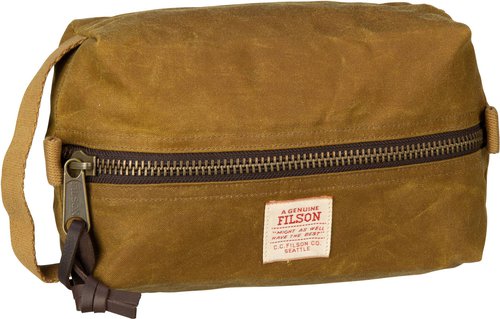 Filson Tin Cloth Travel Kit  in Braun (4.3 Liter), Kulturbeutel