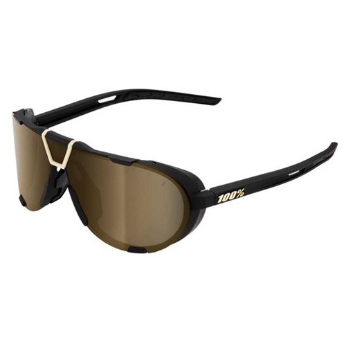 100 Percent Westcraft Sunglasses Golden Soft Gold MirrorCAT3