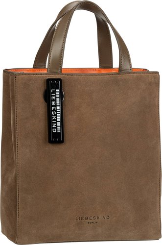 Liebeskind Berlin Paper Bag S Suede  in Braun (6.6 Liter), Handtasche