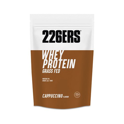 226ers Whey Protein Grass Fed 1kg Capuccino Durchsichtig