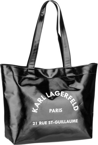 Karl Lagerfeld RSG Shiny Twill Shopper  in Schwarz (12.7 Liter), Shopper