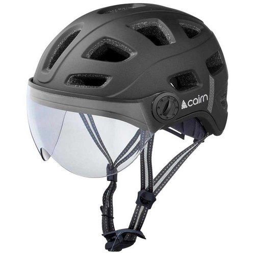 Cairn Quartz Led Usb Visor Helmet Schwarz L