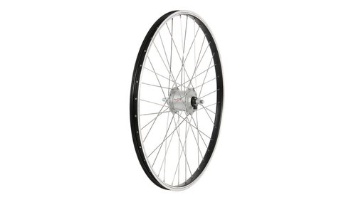 CFP Vorderrad mit Nabendynamo 26 Zoll DH-C3000-3N SCHWARZ/SILBER
