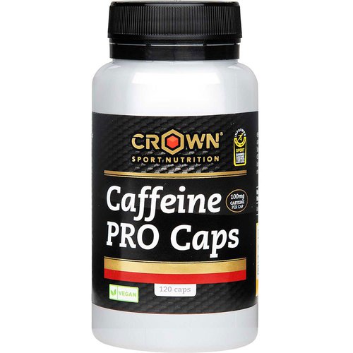 Crown Sport Nutrition Caffeine Pro Caps 120 Units Golden