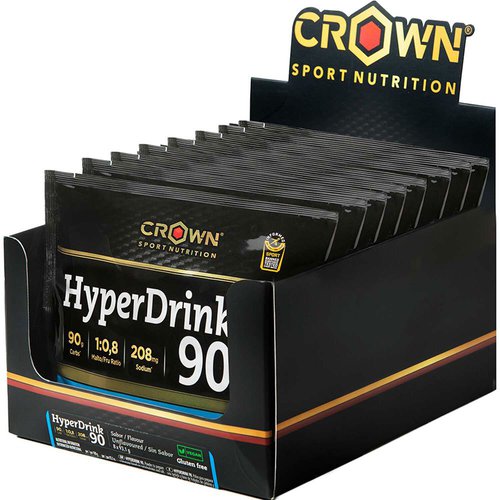 Crown Sport Nutrition Hyperdrink Neutral Sachets Box 93.1g 8 Units Golden