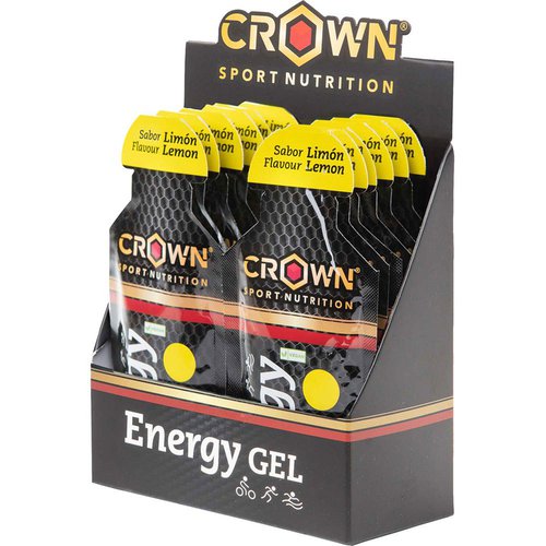 Crown Sport Nutrition Schachtel Mit Energiegelen Zitrone 40g 12 Einheiten