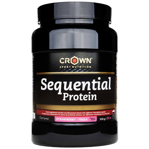 Crown Sport Nutrition Sequential Protein Strawberry Powder 918g Durchsichtig