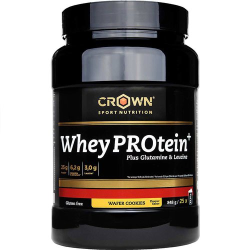 Crown Sport Nutrition Whey Protein Wafer Cookies Powder 848g Golden