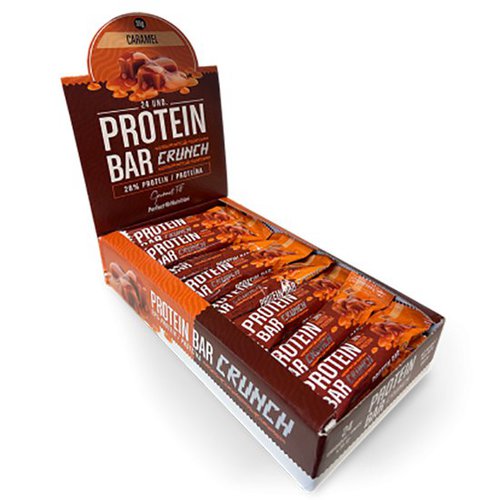 Gen Pro Crounchy Peanut Protein Bars Box 35g 24 Units Golden