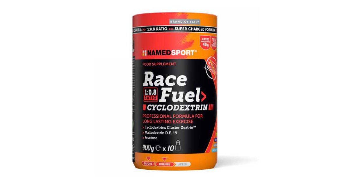 Named Sport Race Fuel Cyclodextrin Isotonic Drink Powder 400g Golden