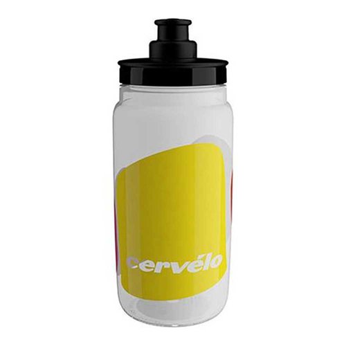 Elite Fly Team Cervelo Claro 2023 Water Bottle 550ml Gelb,Weiß