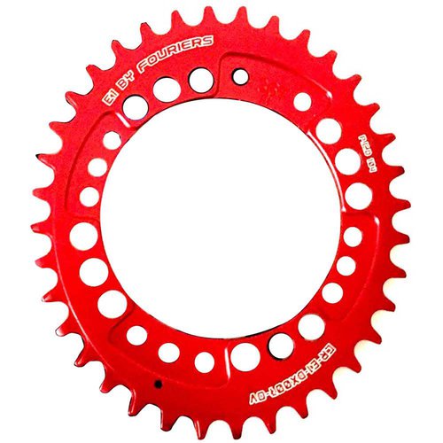 Fouriers 104 Bcd Oval Chainring Golden 34t