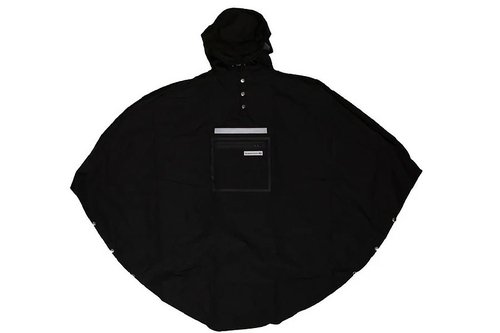 The Peoples The People Poncho 3.0 - schwarz