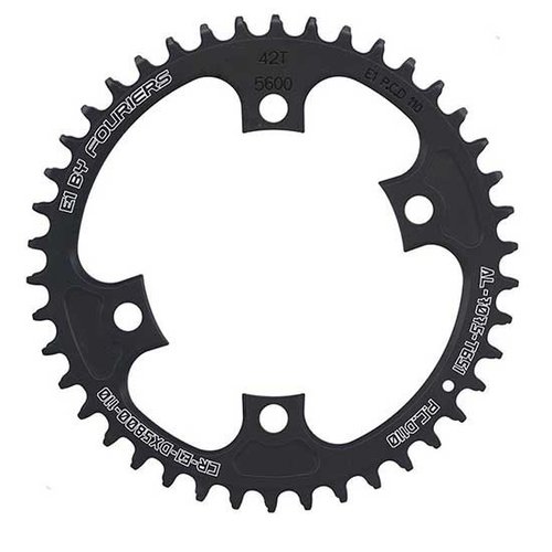 Fouriers E1 Shimano 105 Chainring Silber 44t