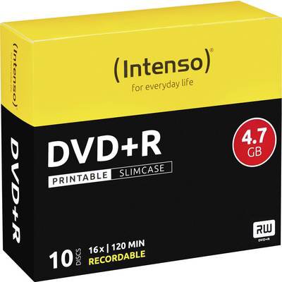 Intenso 4811652 DVD+R Rohling 4.7 GB 10 St. Slimcase Bedruckbar