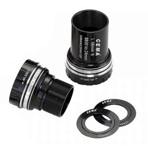Cema Bb30 Stainless Steel Bottom Bracket Cups For Shimano Silber 6873 mm