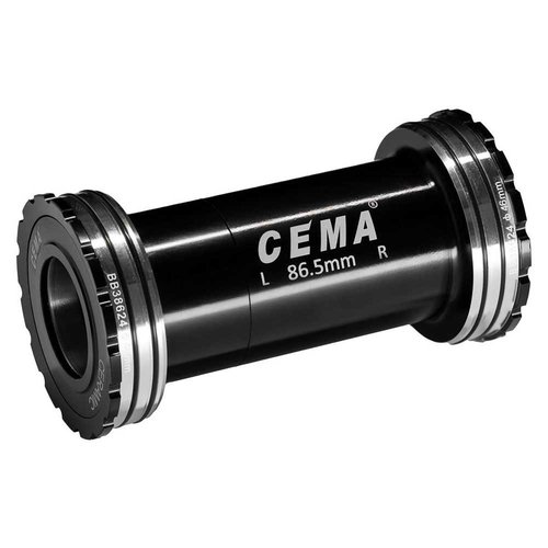 Cema Bb386 Stainless Steel Bottom Bracket Cups For Shimano Silber 86.5 mm