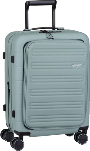 American Tourister Novastream Spinner 55 EXP Smart  in Grün (35 Liter), Handgepäck