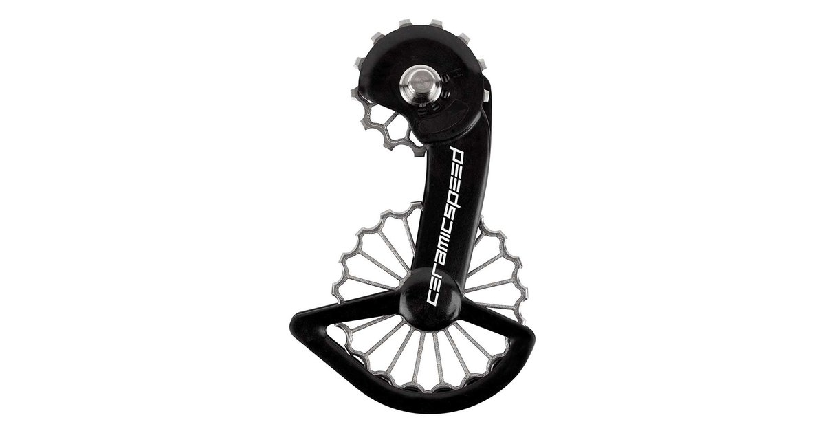 CeramicSpeed OSPW Pour Shimano 9200/8100 - Rouge, Poulies Oversize Avec Revêtement, Vélo Course