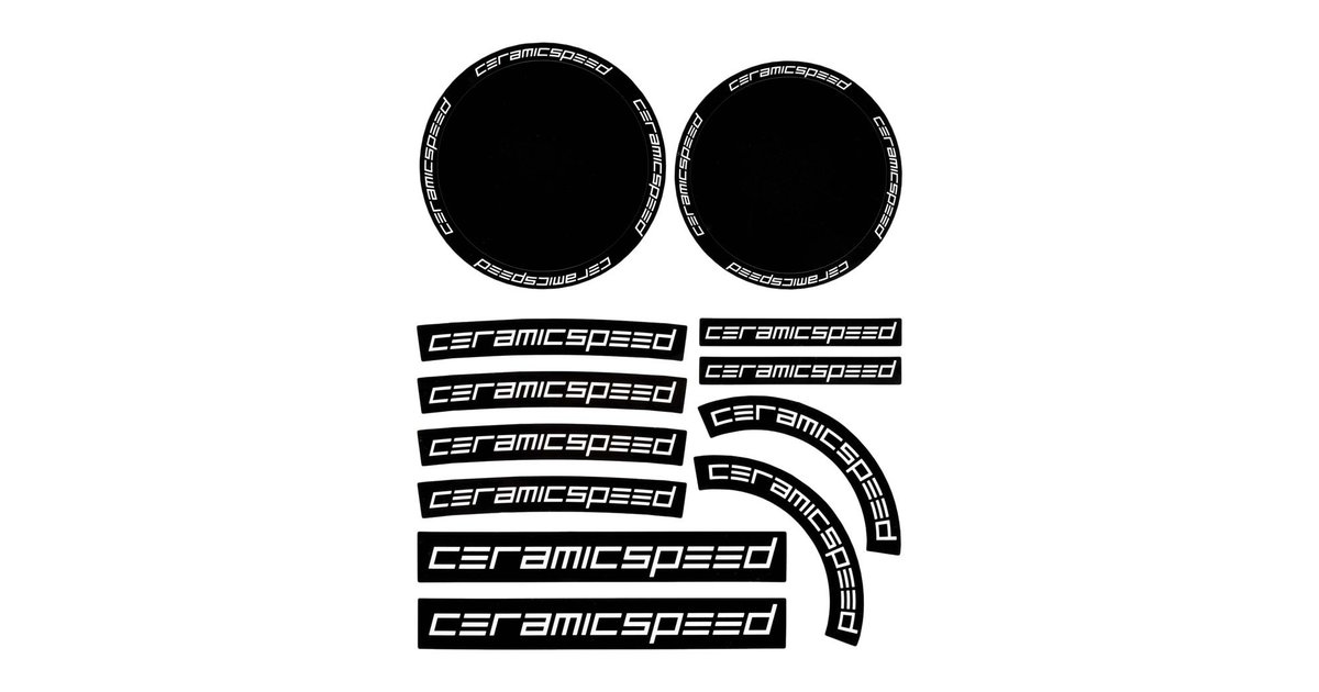 Ceramicspeed Sticker Sheet Silber