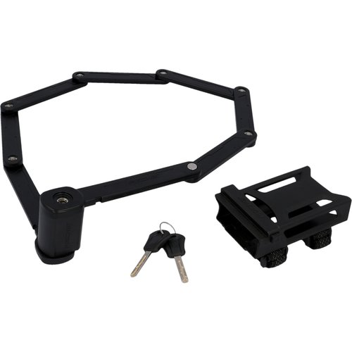 Fischer Fahrrad Faltschloss 'Protec FK110' schwarz 110 cm