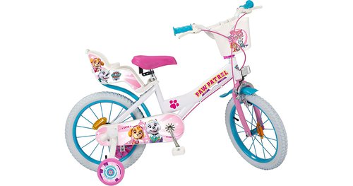 Toimsa Bikes Fahrrad 16 Zoll Paw Patrol Skye weiß-kombi