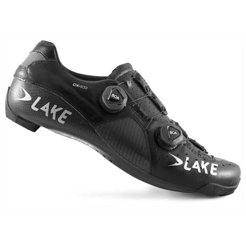 Lake Cx403-x Wide Road Shoes Schwarz EU 44 Mann