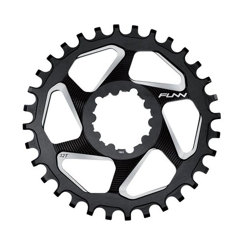 Funn Solo Dx 6 Mm Offset Chainring Silber 28t