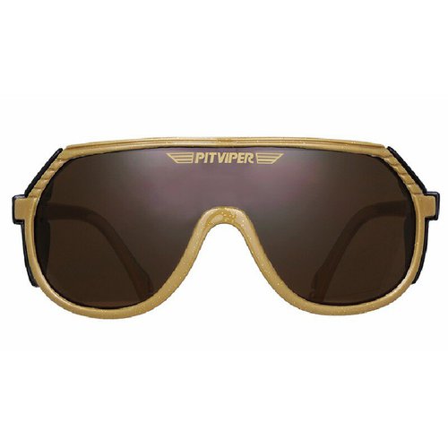 Pit Viper The Grand Prix Reno Sunglasses Golden Black MirrorCAT3