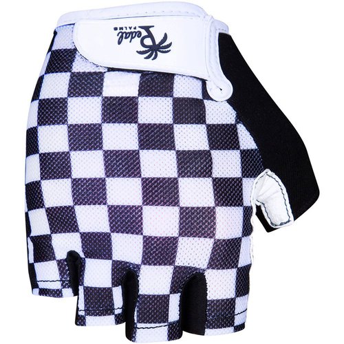 Pedal Palms Checker Short Gloves Weiß,Schwarz 2XS Mann