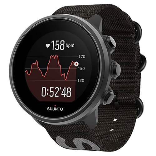 Suunto 9 Baro Titanium Limited Edition Watch Silber