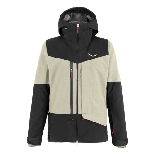 SALEWA Sella Ski 3 Layers Powertex Responsive Hardshell Jacke Damen , oatmeal/0910 - 34