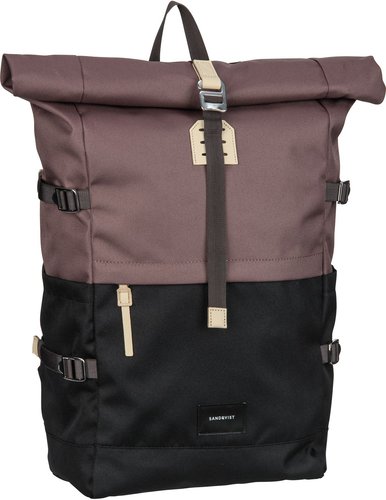 Sandqvist Bernt Rolltop Backpack  in Multi Lilac Dawn (20 Liter), Laptoprucksack