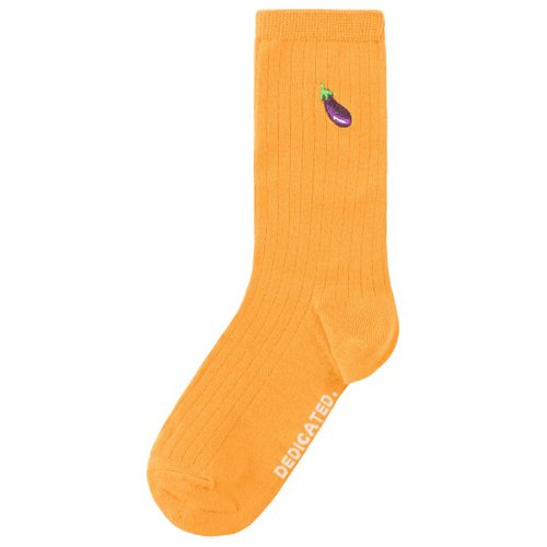 Dedicated Rib Socks Knivsta Eggplant