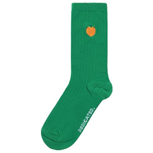 Dedicated Rib Socks Knivsta Peach