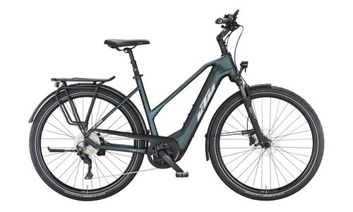 KTM Macina Tour CX 510 500 Wh Damen Trapez grün 2025