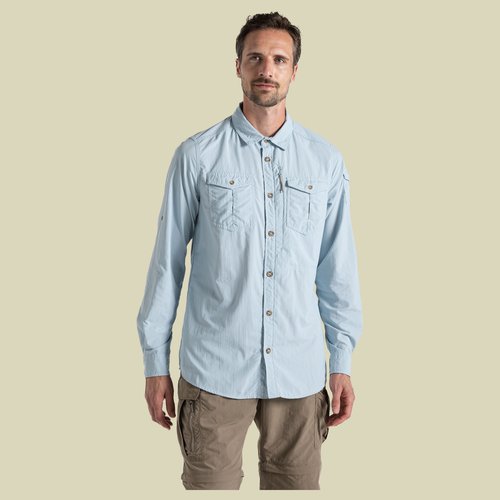 Craghoppers NosiLife Adventure Long Sleeved Shirt III Men XL blau - niagra blue