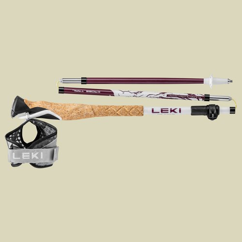 Leki Cross Trail FX Superlite Compact Länge 100 - 120 cm Farbe white - ferra - black