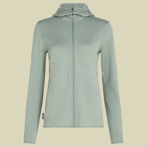 Icebreaker Merino 560 RealFleece Elemental II LS Zip Hoodie Women S beige - moss
